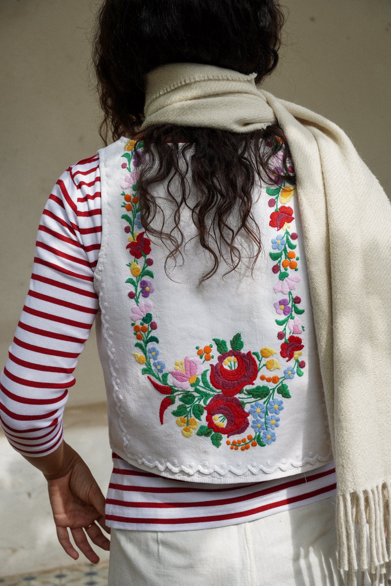 Vest Colina - Fiori messicani