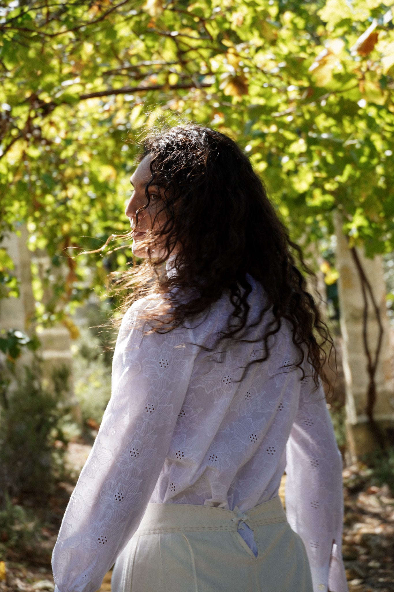 Camicia Victoria - Cotone Sangallo