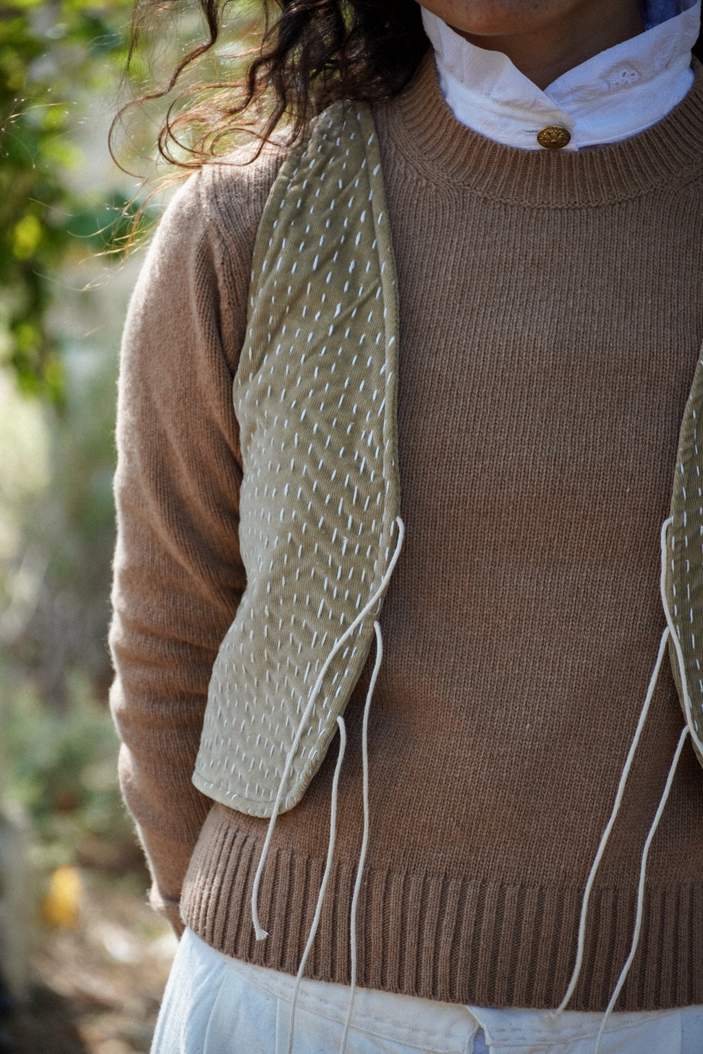 Gilet Colina - Velluto a coste e canapa