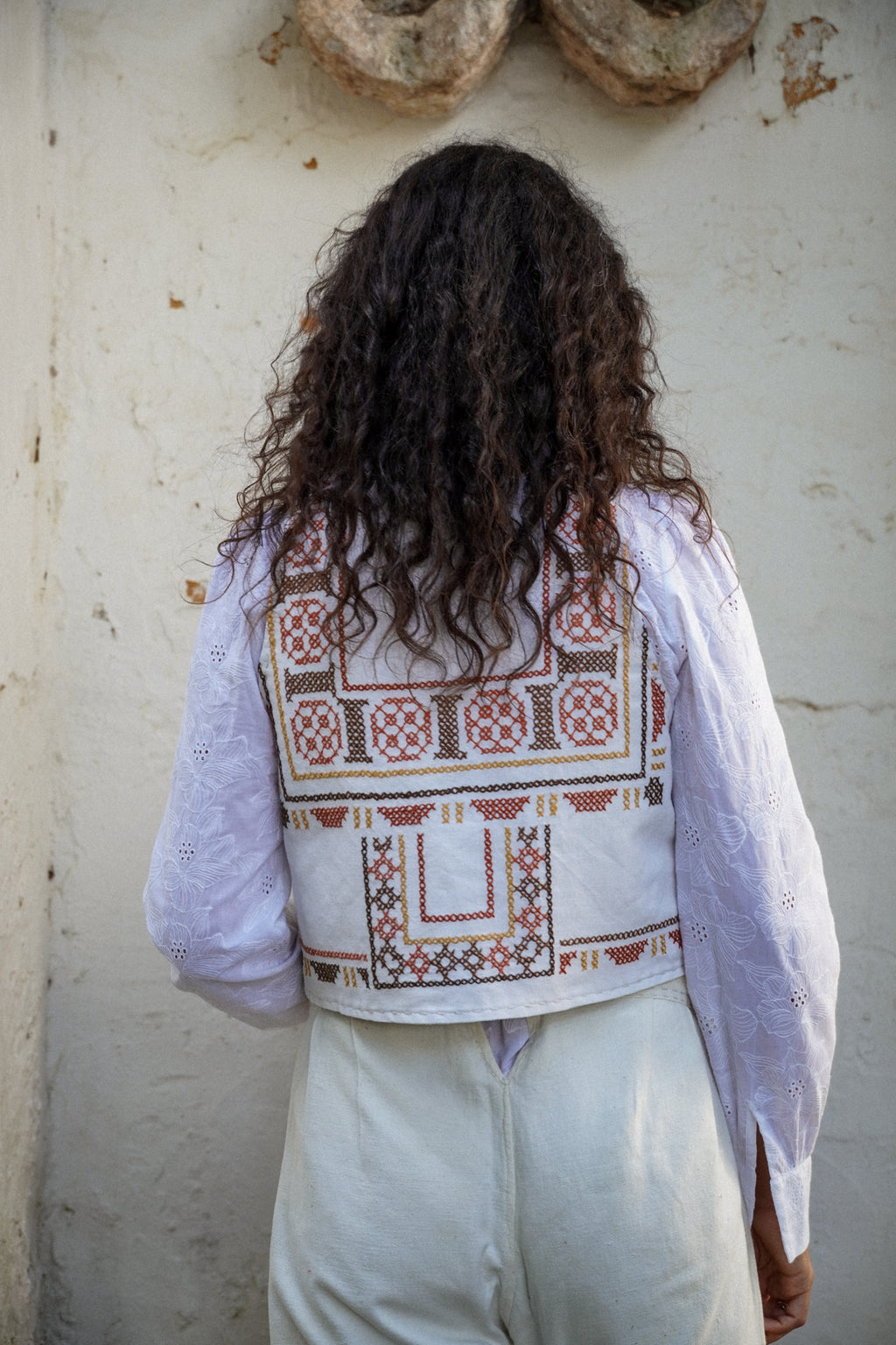 Vest Colina - Punto Croce Cotone