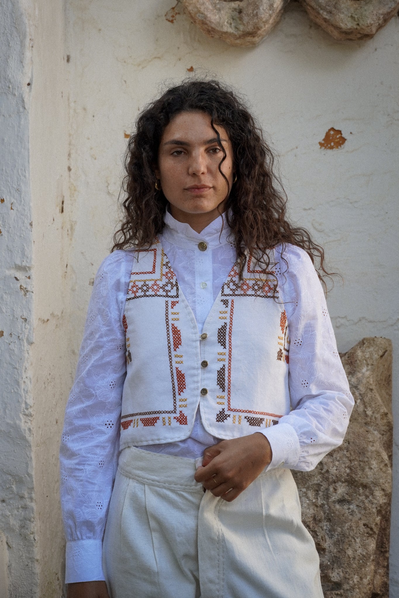 Vest Colina - Punto Croce Cotone