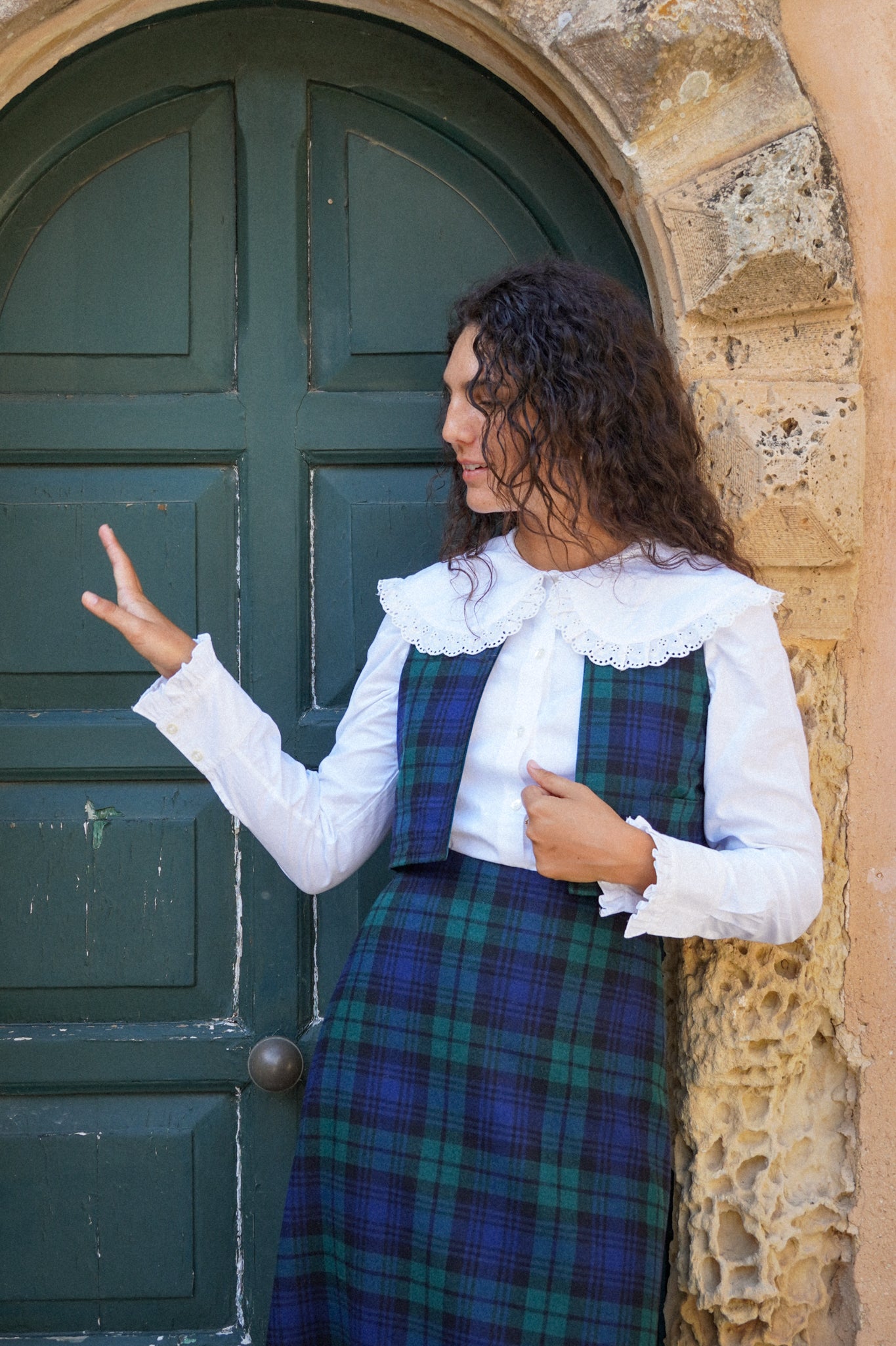 Gilet Magdalena - Tartan e Velluto