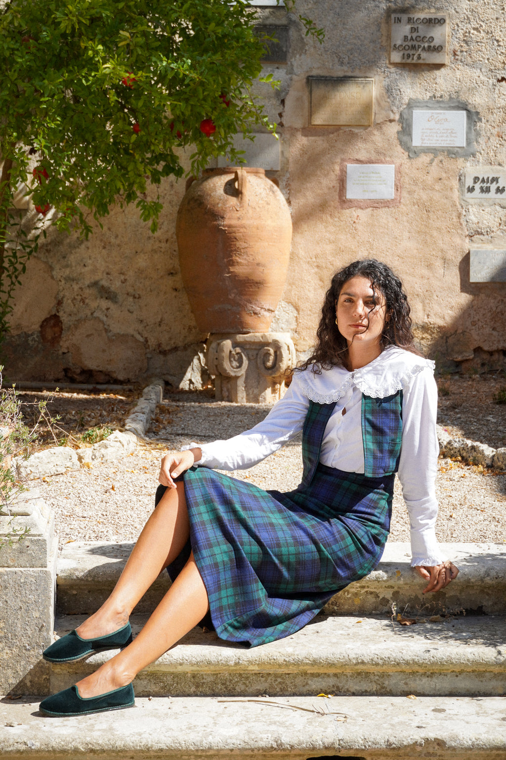 Gilet Magdalena - Tartan e Velluto