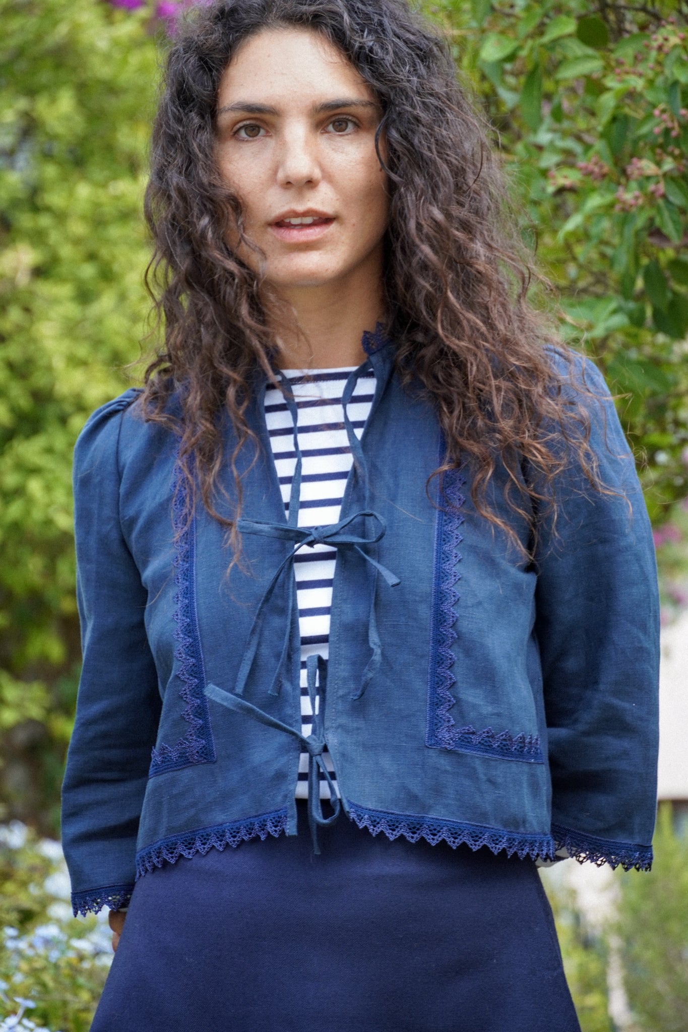 Giacca Diana - Lino Blu