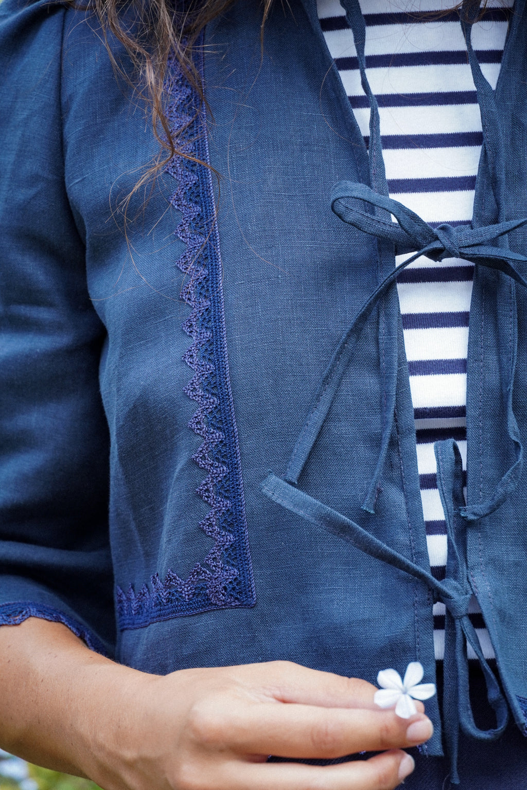 Giacca Diana - Lino Blu