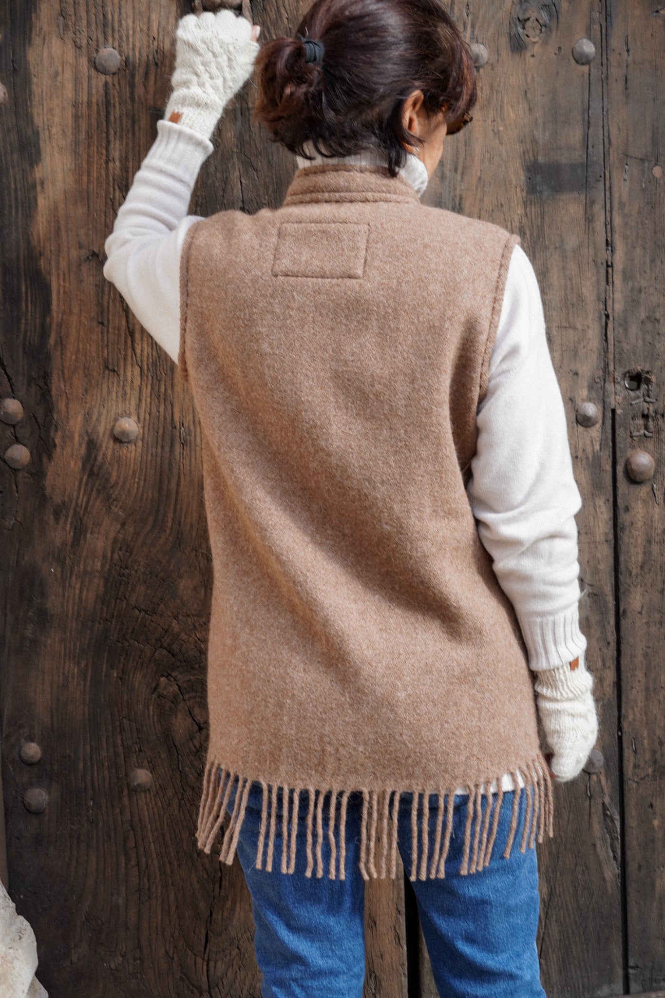 Vest Delfina Llama & Sheep Wool