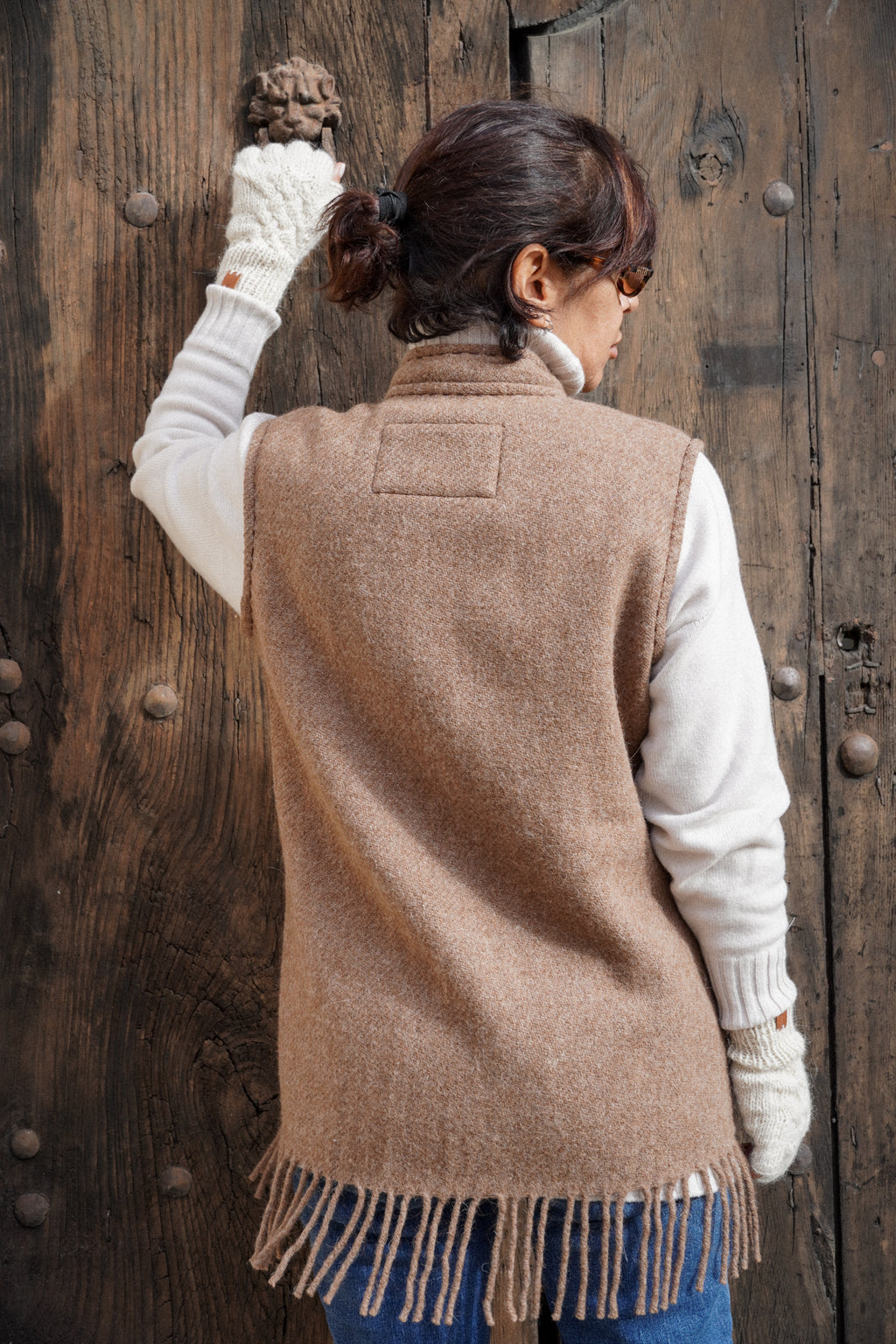 Vest Delfina Llama & Sheep Wool