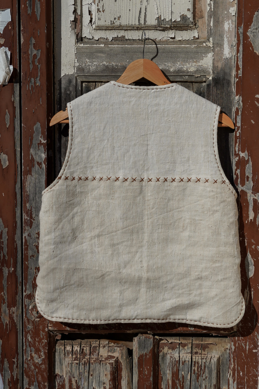 Vest Felicia - Antique Flower Hemp