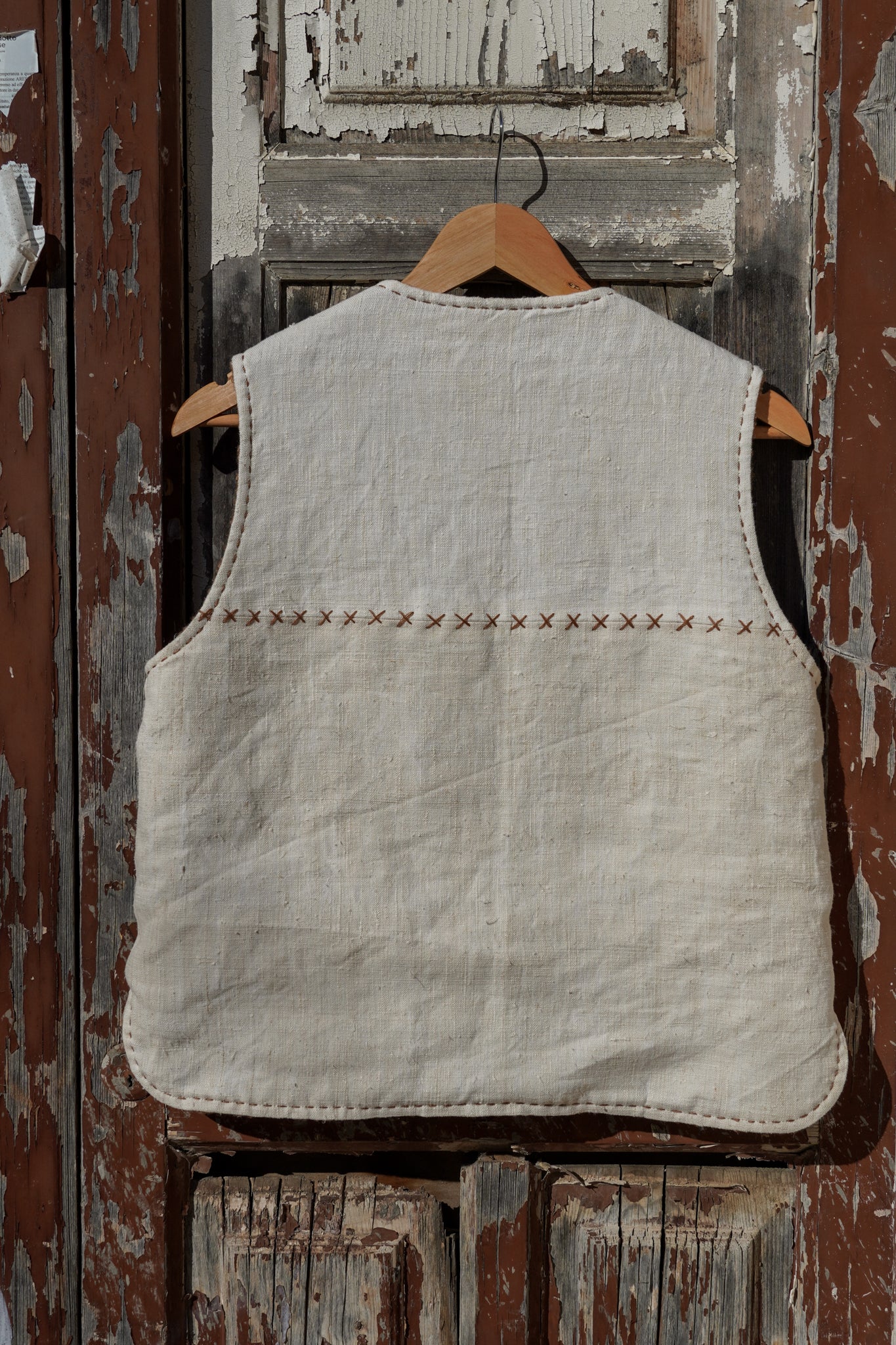 Vest Felicia - Antique Flower Hemp