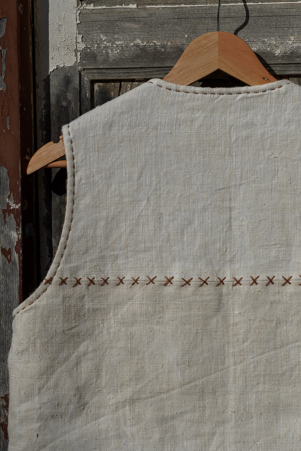 Vest Felicia - Antique Flower Hemp