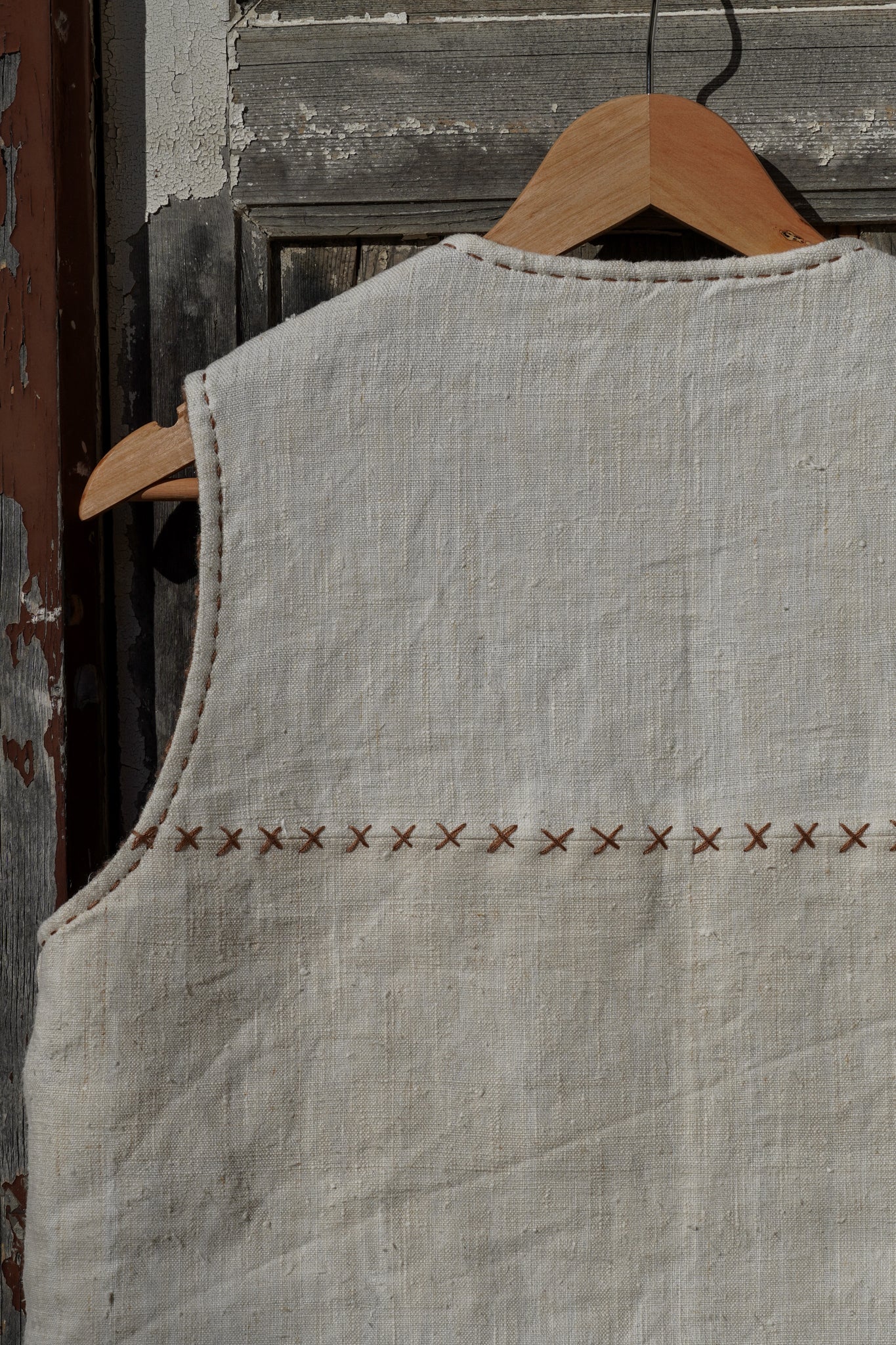 Vest Felicia - Antique Flower Hemp