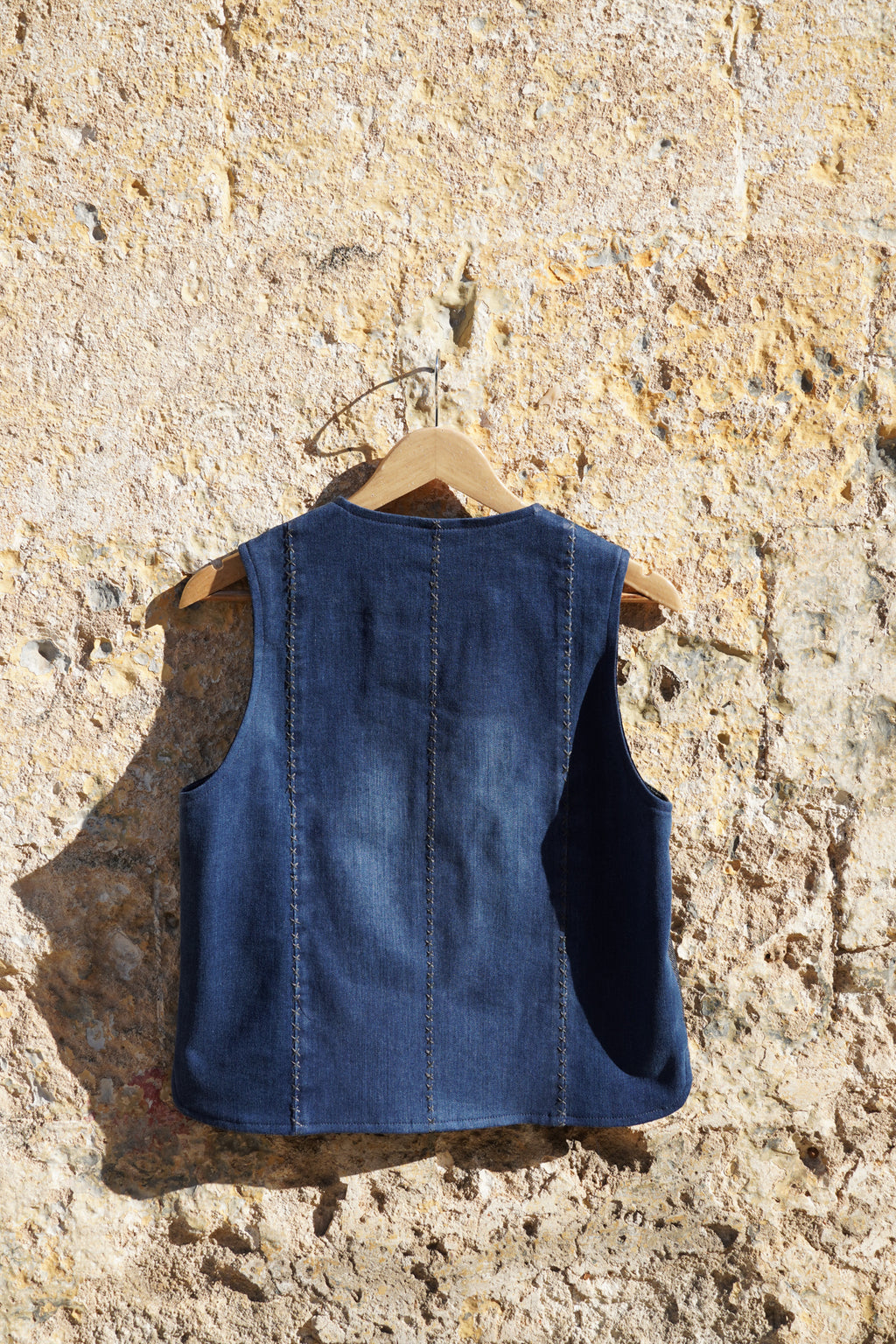 Vest Felicia - Denim & Wool 002