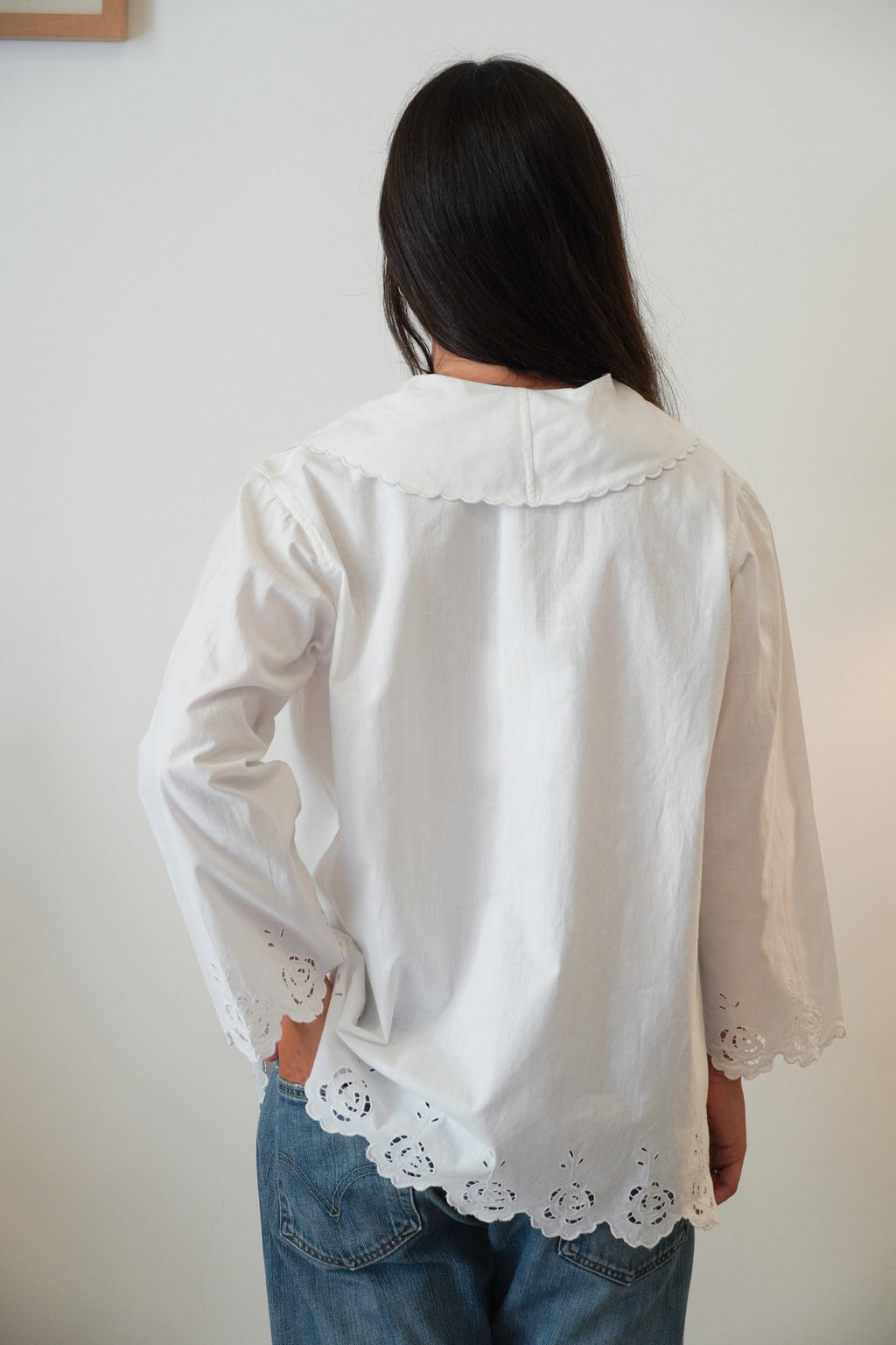 Vintage Shirt - White Cotton