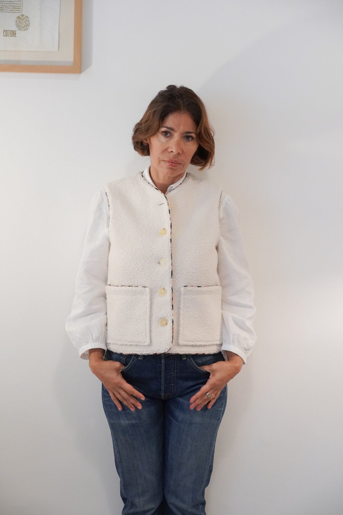 Gilet Bouclé