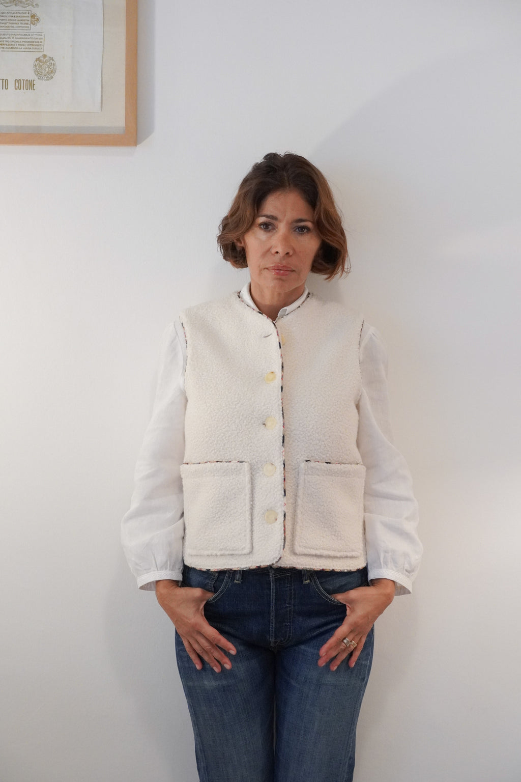 Gilet Bouclé