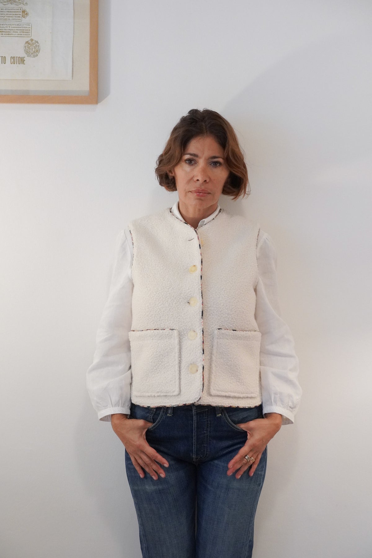Gilet Bouclé
