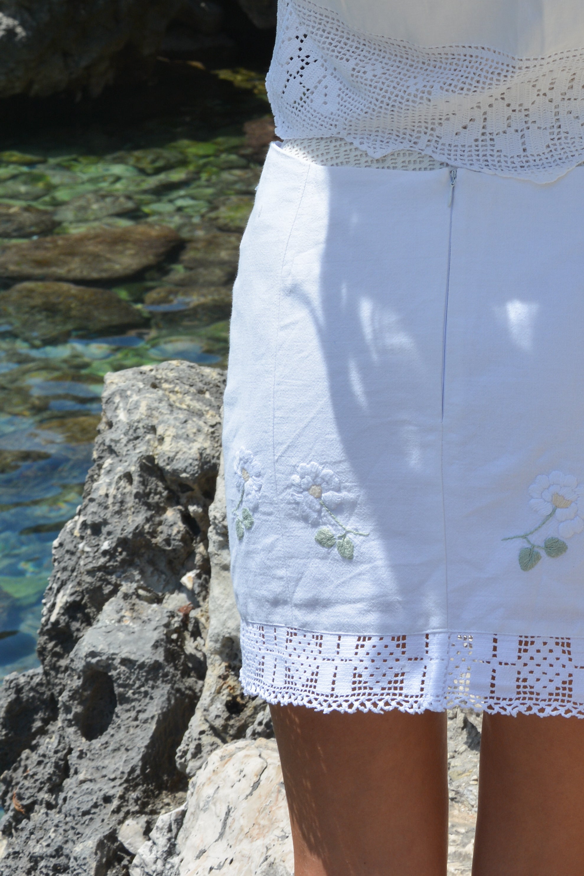 Mini Brava - Fiori bianchi