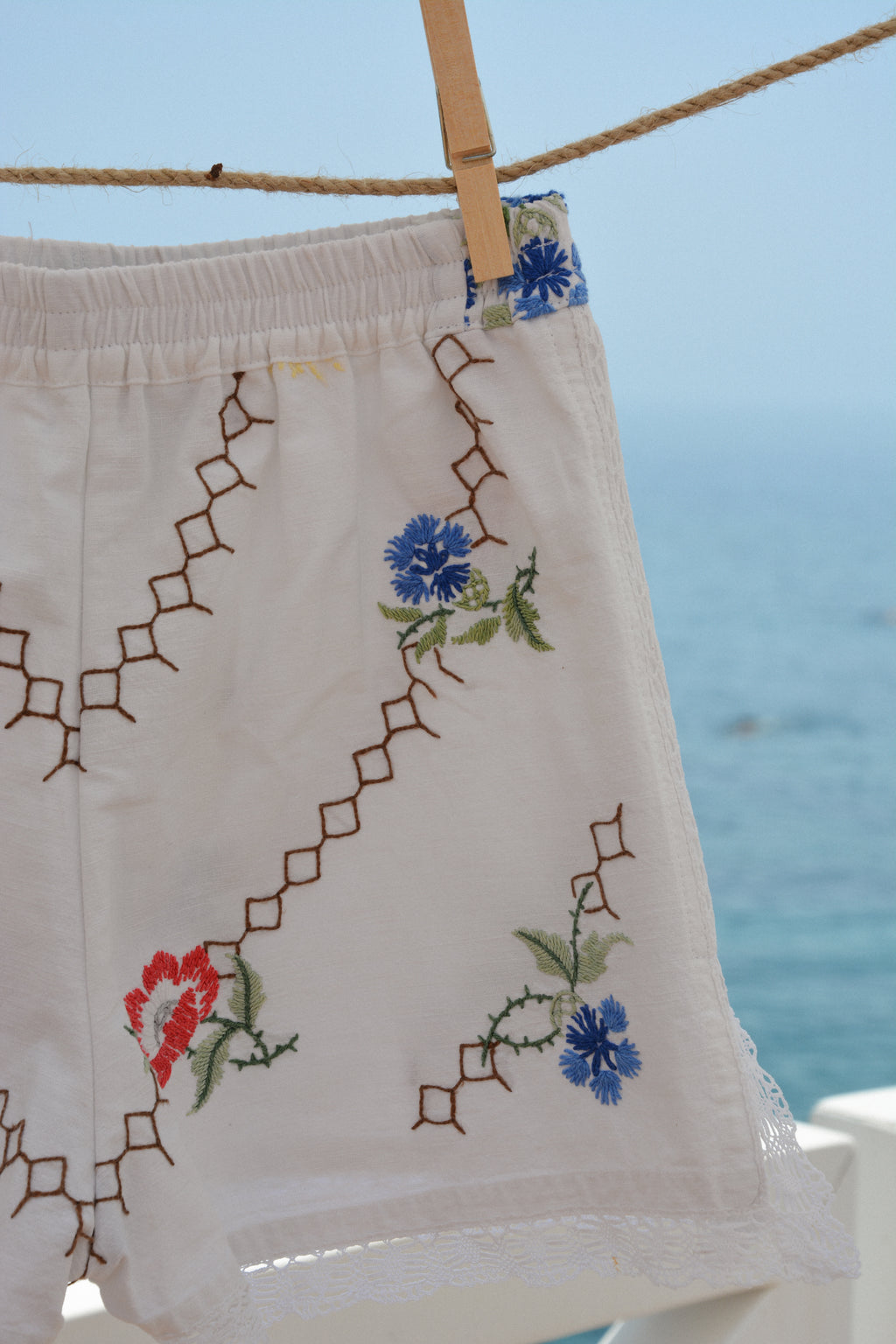 Short Faro Small - Ricamo colorato