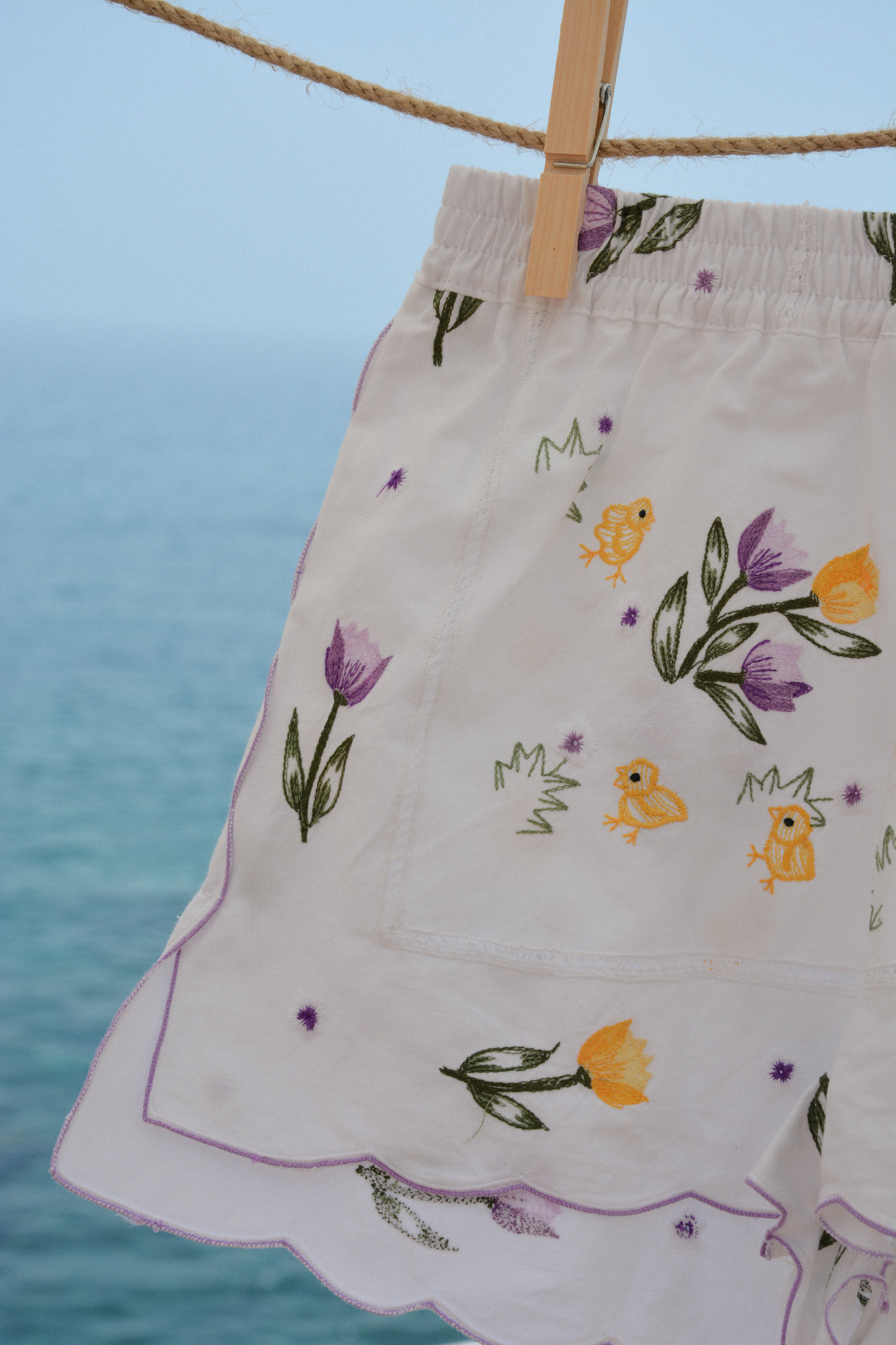 Short Faro Small - Ricamo colorato