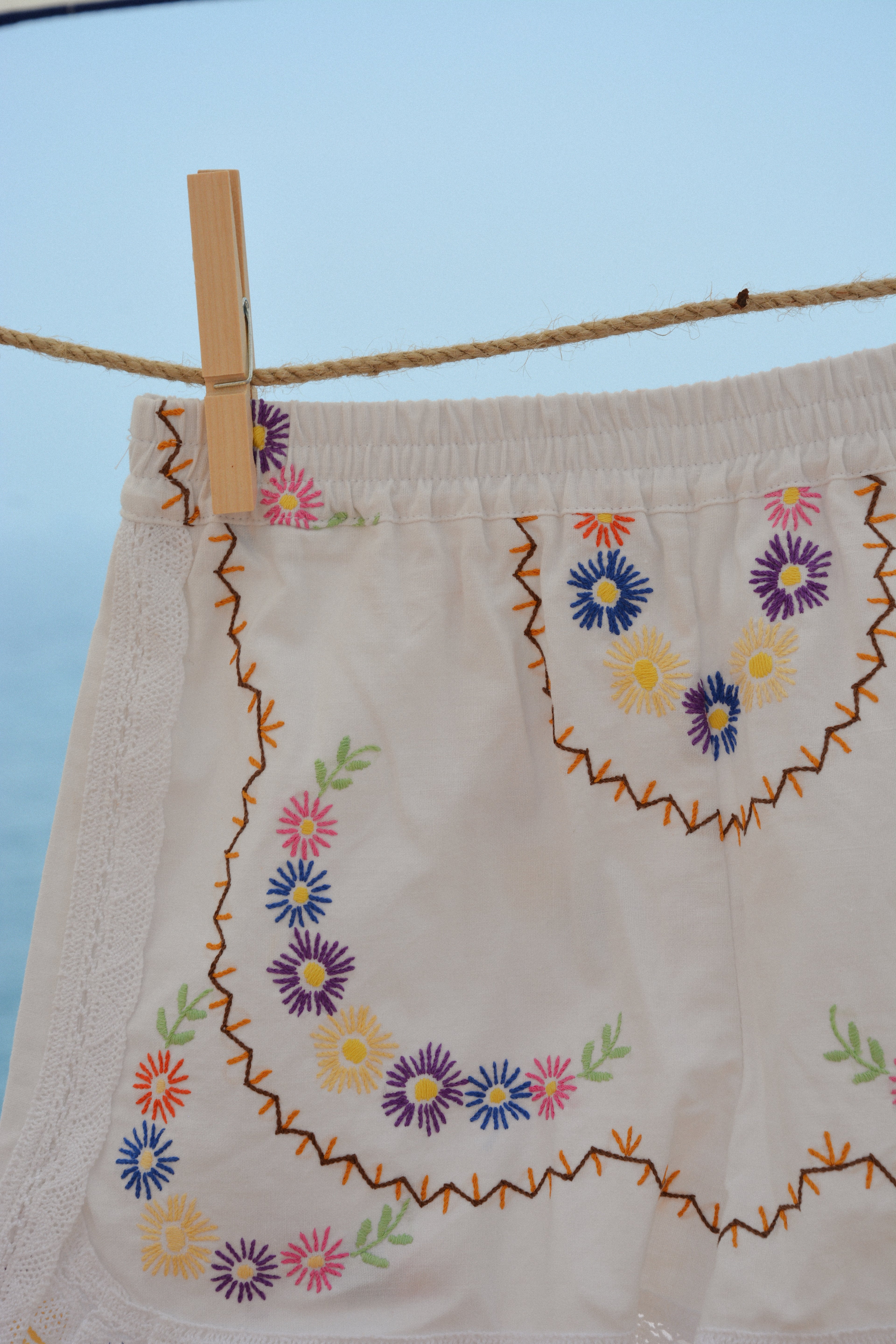 Short Faro Small - Ricamo colorato