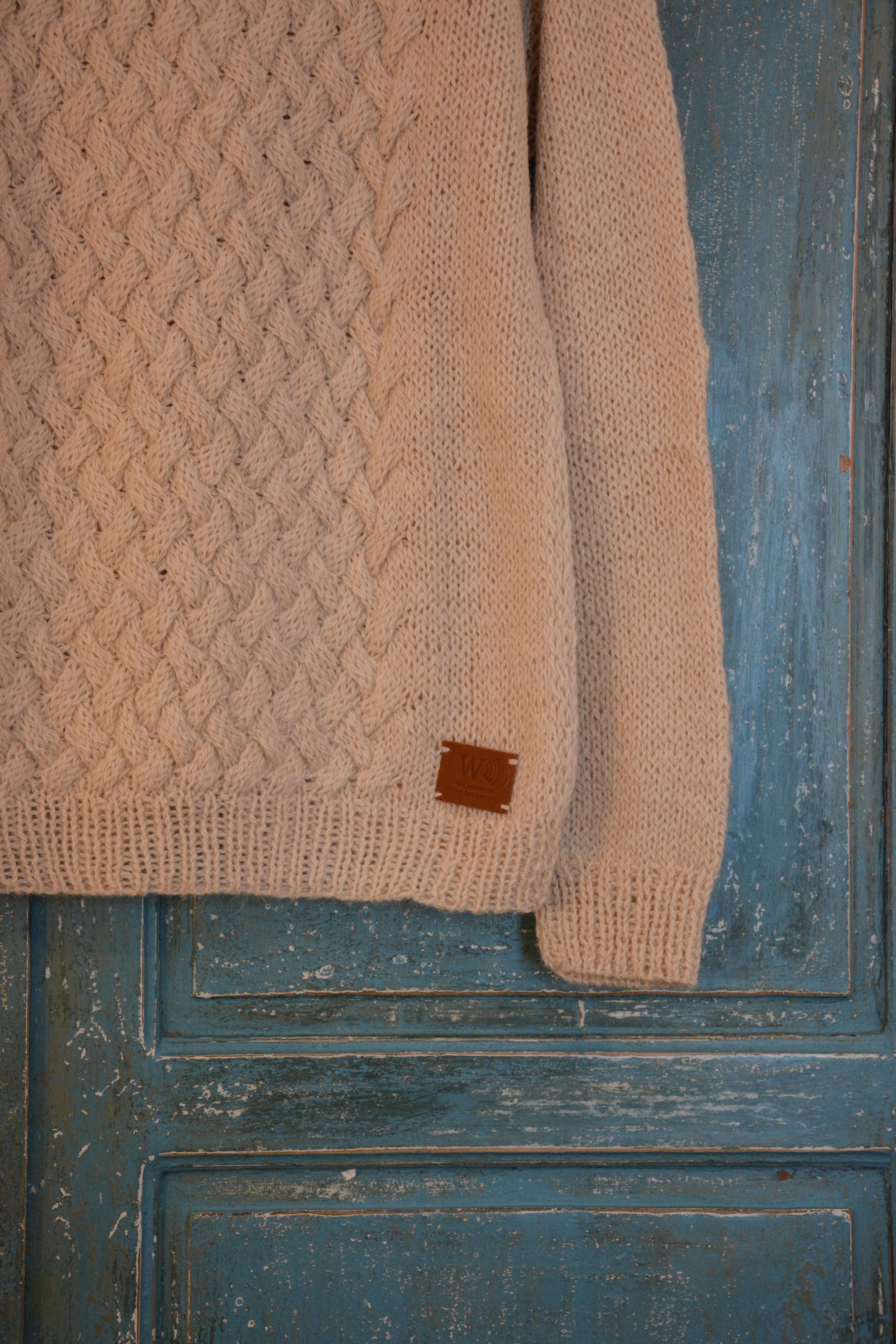 Maglione lama e pecora