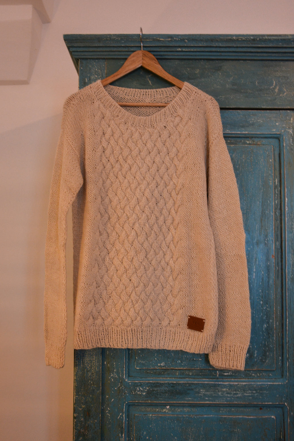 Maglione lama e pecora