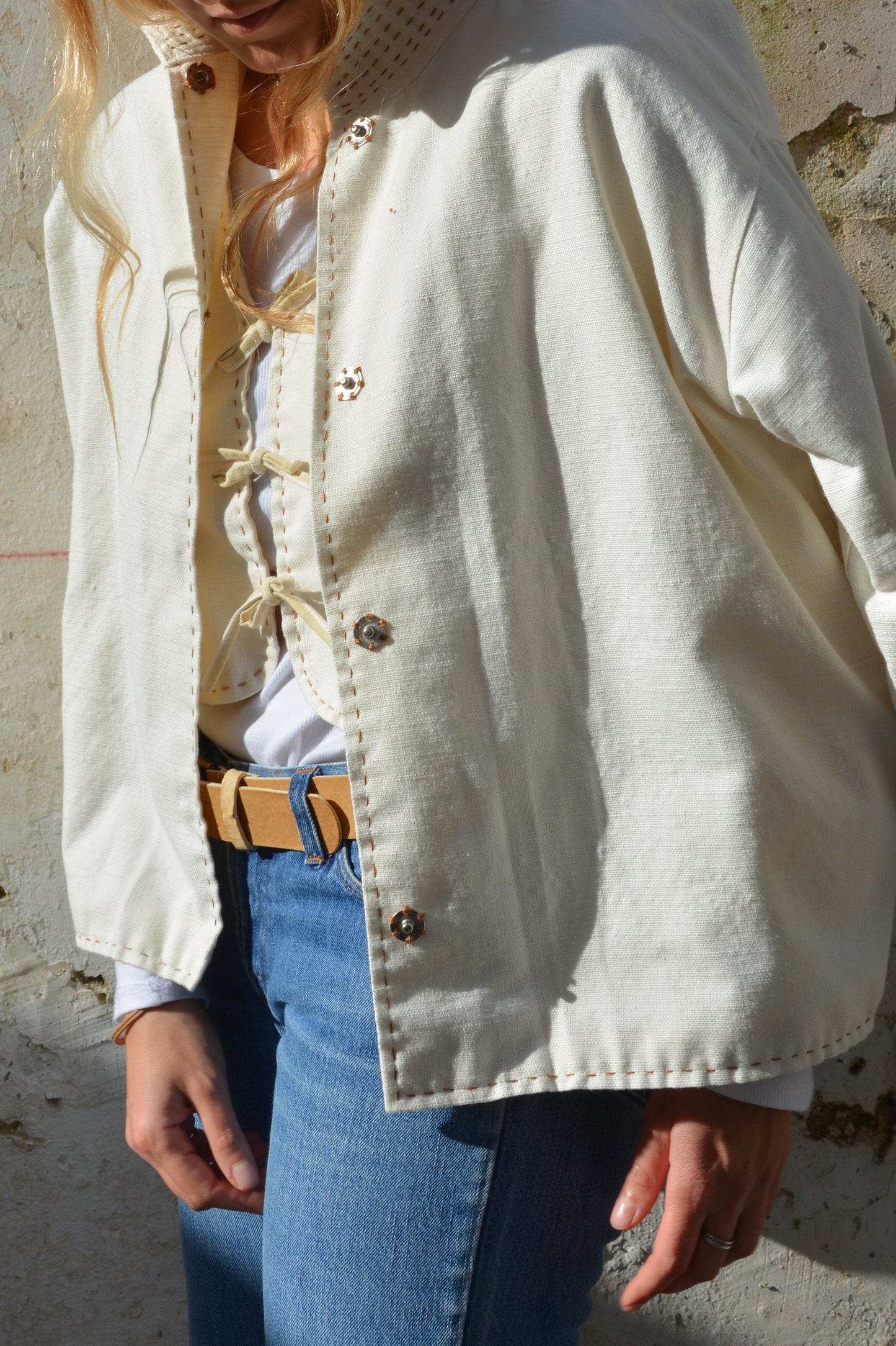 Jacket Manantiales Full White