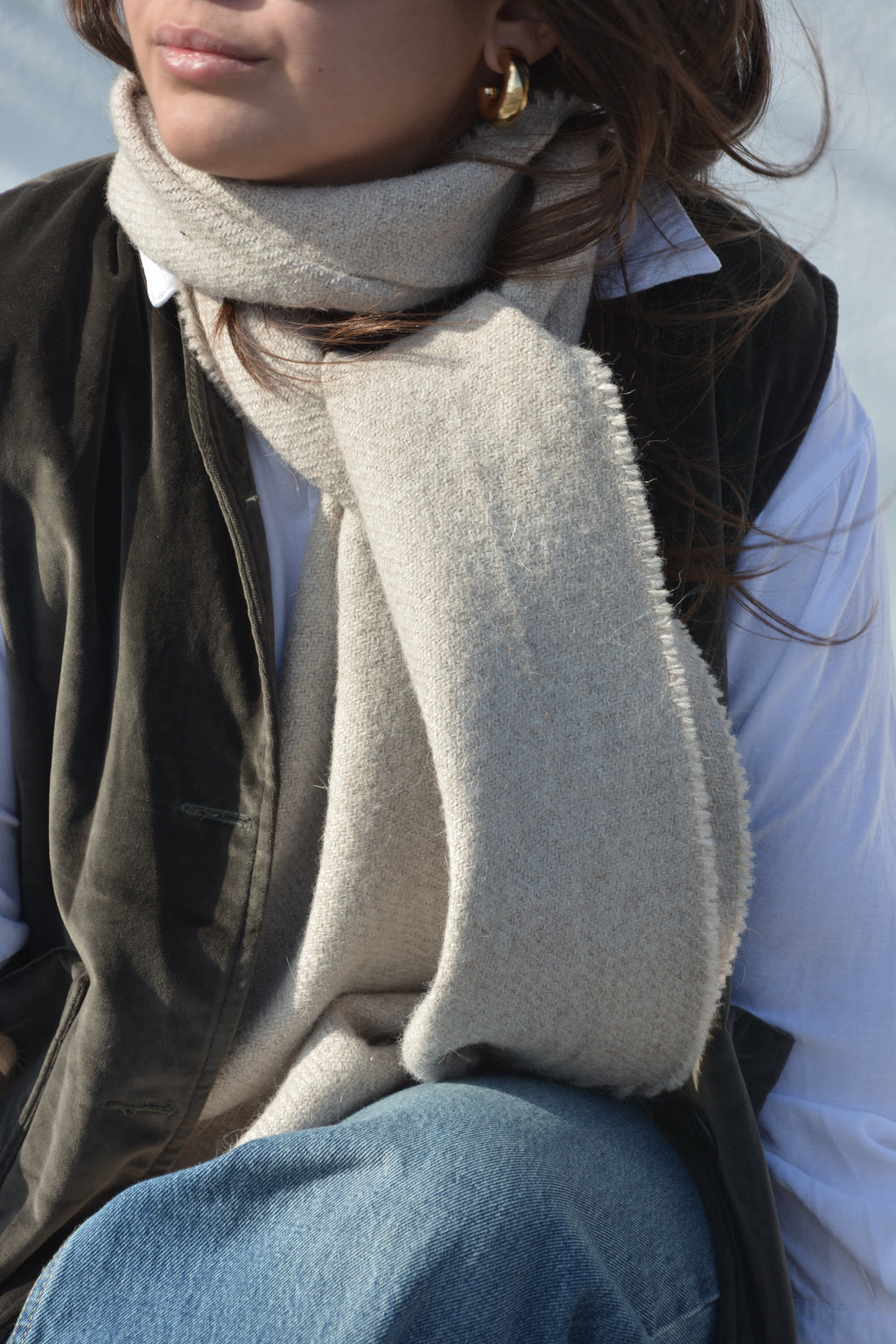 Scarf - Llama & Sheep Wool