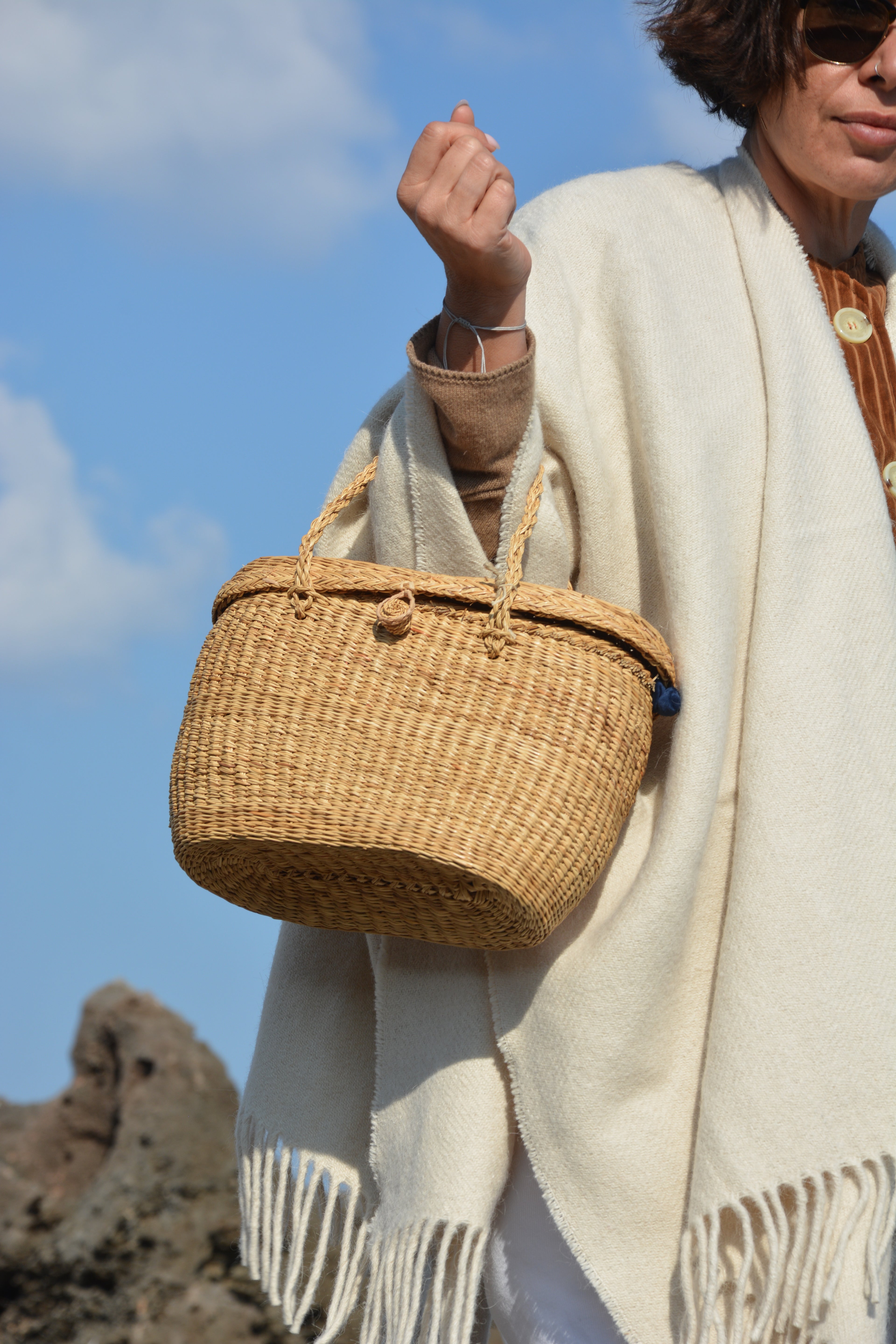 Ruana - Llama & Sheep Wool