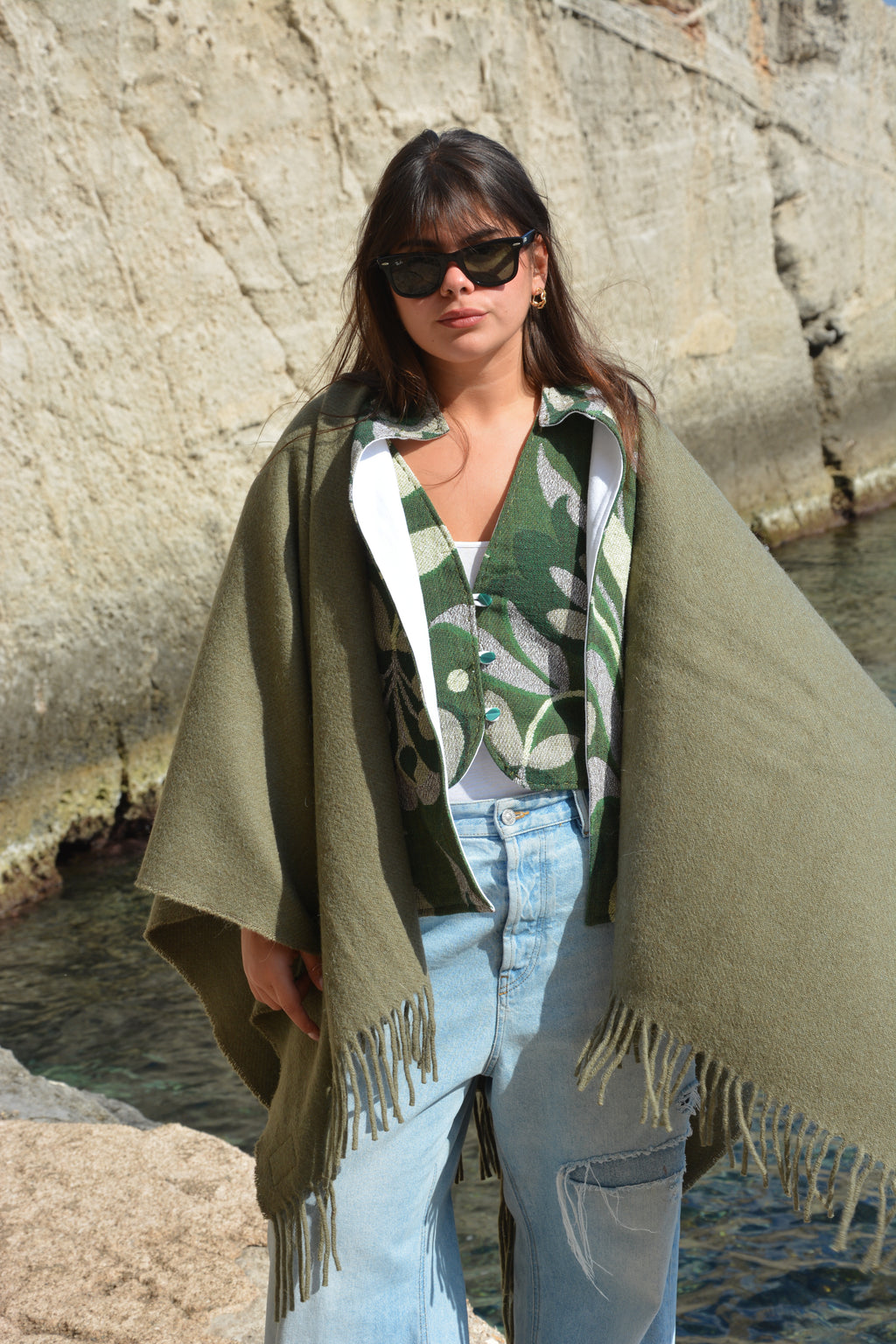 Ruana - Llama & Sheep Wool