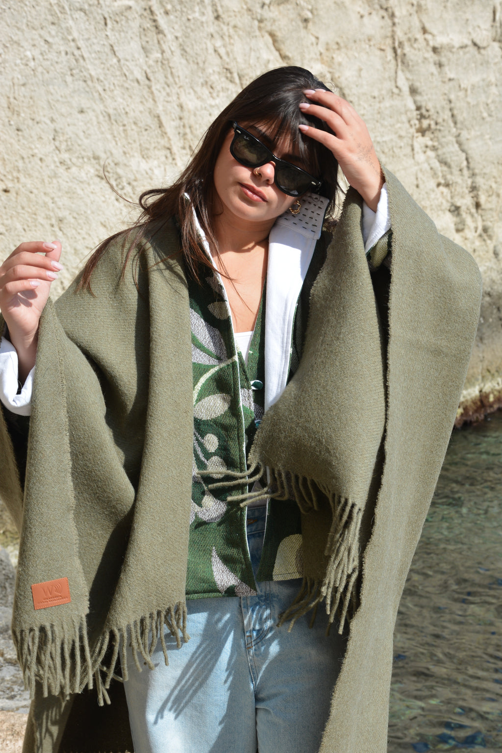 Ruana - Llama & Sheep Wool