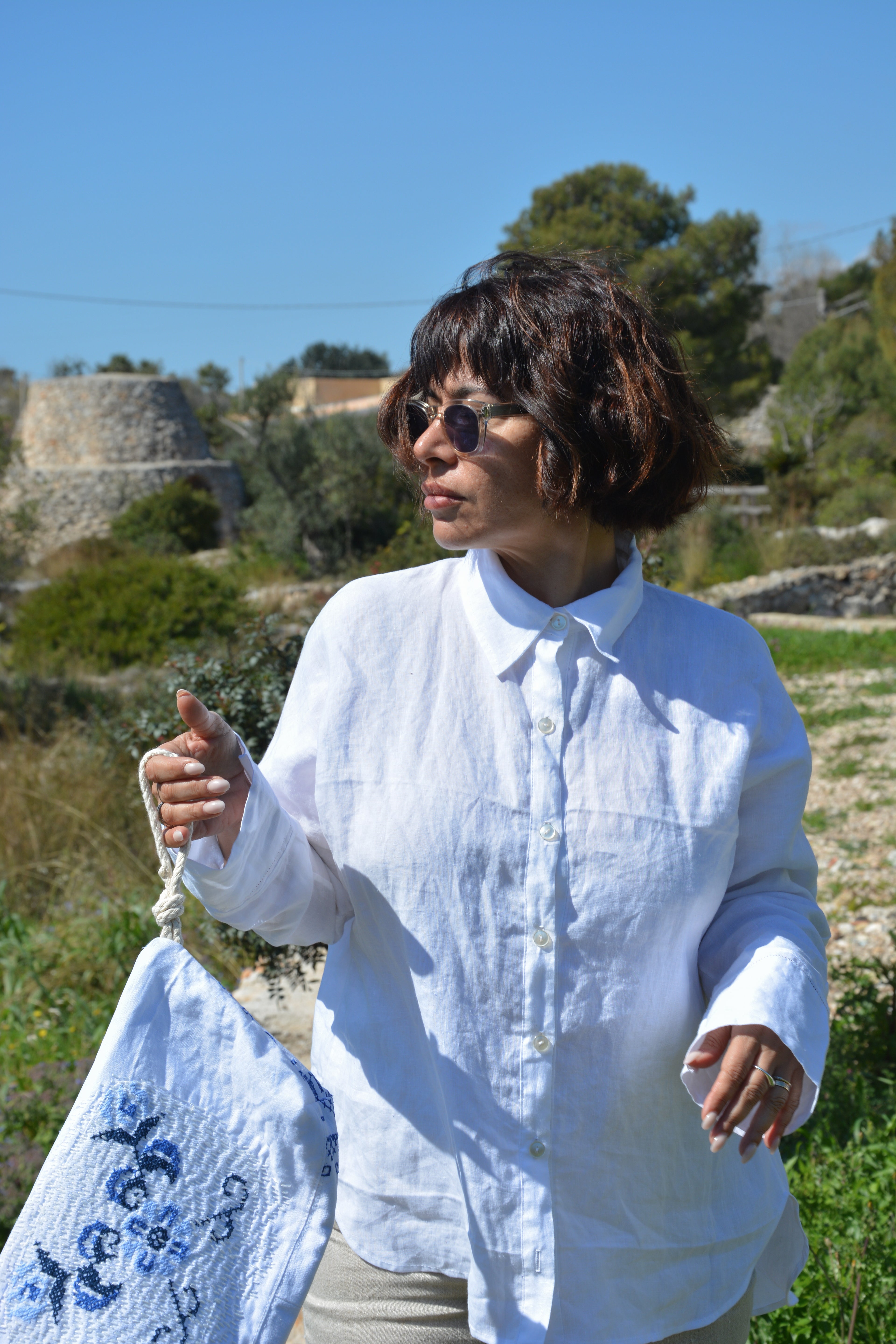 Camicia Solanas Bianco