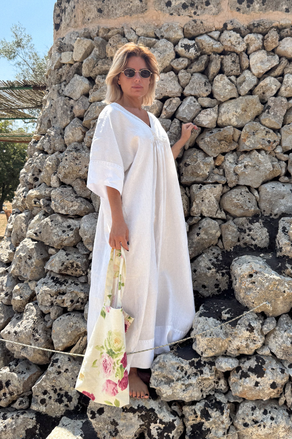 Kaftano Asilah in lino